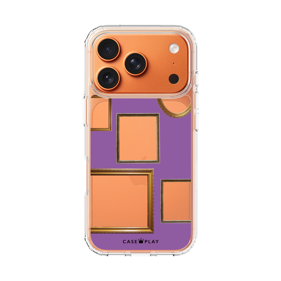 スリムプロテクションケース［ Photo Frames - Purple ］