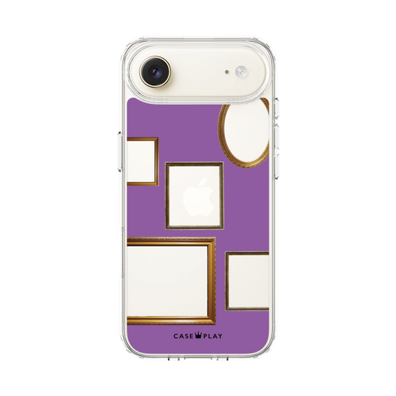 スリムプロテクションケース［ Photo Frames - Purple ］