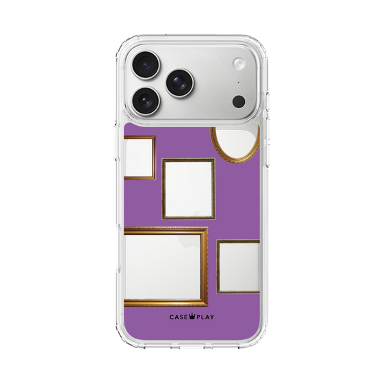 スリムプロテクションケース［ Photo Frames - Purple ］