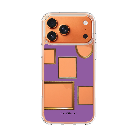 スリムプロテクションケース［ Photo Frames - Purple ］