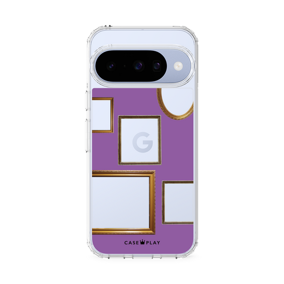 スリムプロテクションケース［ Photo Frames - Purple ］