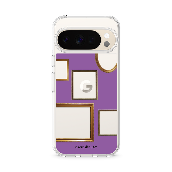 スリムプロテクションケース［ Photo Frames - Purple ］