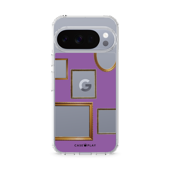 スリムプロテクションケース［ Photo Frames - Purple ］