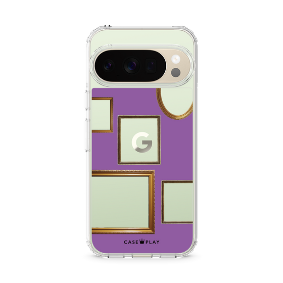 スリムプロテクションケース［ Photo Frames - Purple ］