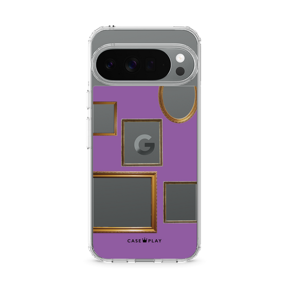 スリムプロテクションケース［ Photo Frames - Purple ］