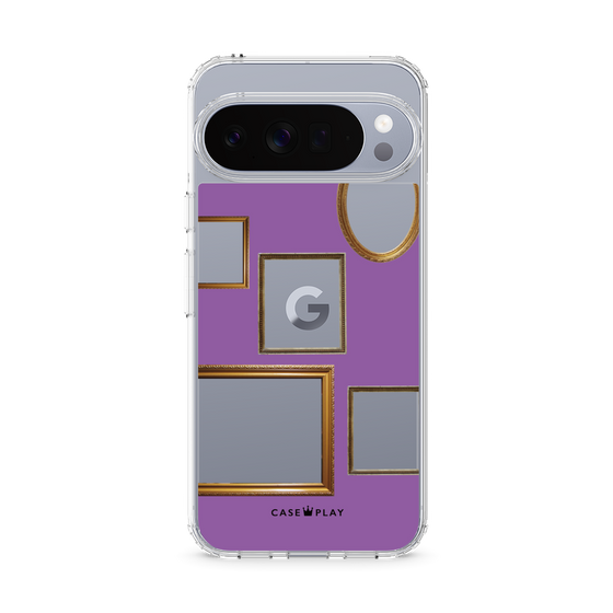 スリムプロテクションケース［ Photo Frames - Purple ］