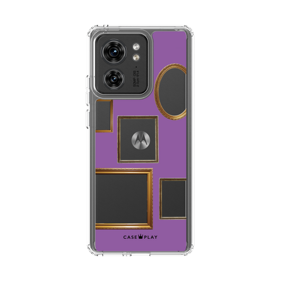 スリムプロテクションケース［ Photo Frames - Purple ］