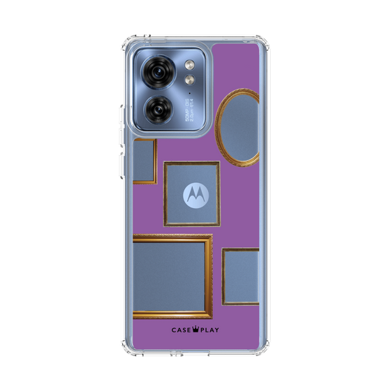 スリムプロテクションケース［ Photo Frames - Purple ］