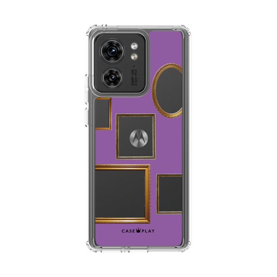 スリムプロテクションケース［ Photo Frames - Purple ］