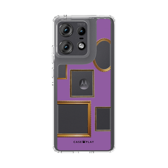 スリムプロテクションケース［ Photo Frames - Purple ］