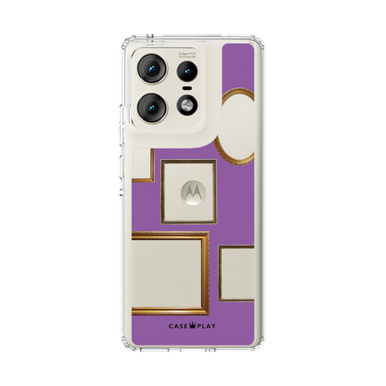 スリムプロテクションケース［ Photo Frames - Purple ］