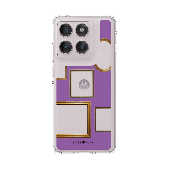 スリムプロテクションケース［ Photo Frames - Purple ］