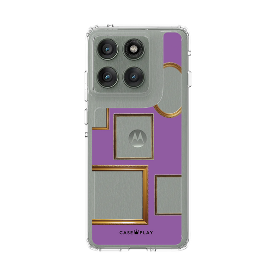 スリムプロテクションケース［ Photo Frames - Purple ］