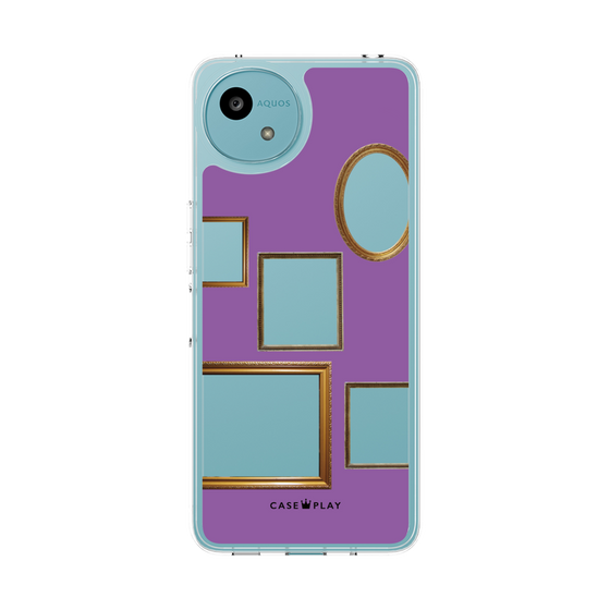 スリムプロテクションケース［ Photo Frames - Purple ］