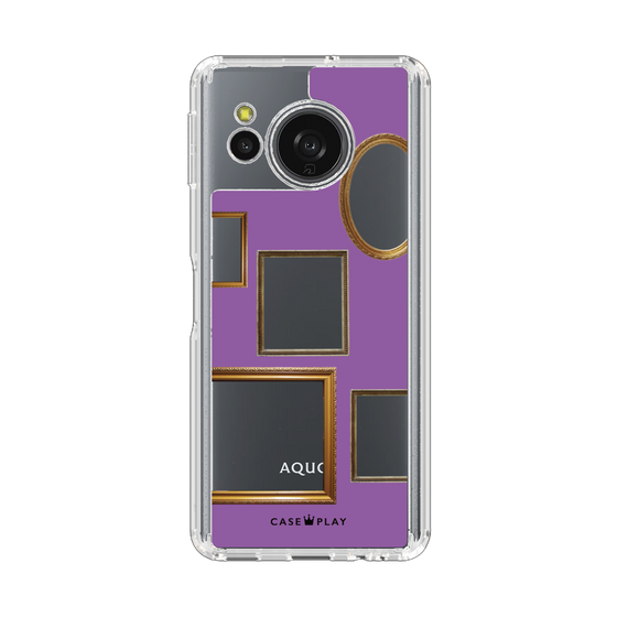 スリムプロテクションケース［ Photo Frames - Purple ］