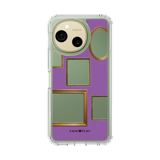 スリムプロテクションケース［ Photo Frames - Purple ］