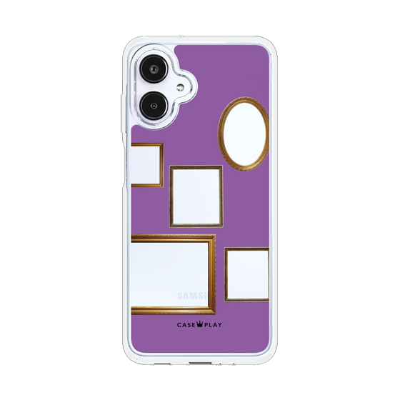 スリムプロテクションケース［ Photo Frames - Purple ］