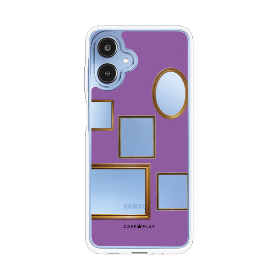 スリムプロテクションケース［ Photo Frames - Purple ］