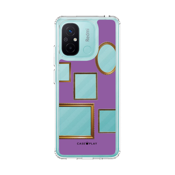 スリムプロテクションケース［ Photo Frames - Purple ］