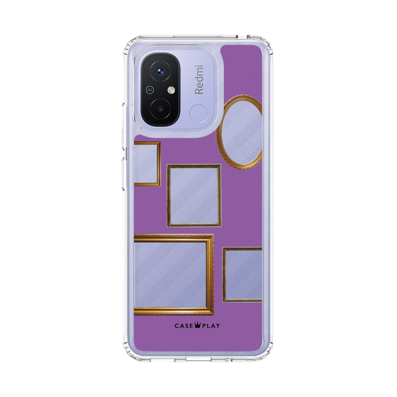 スリムプロテクションケース［ Photo Frames - Purple ］