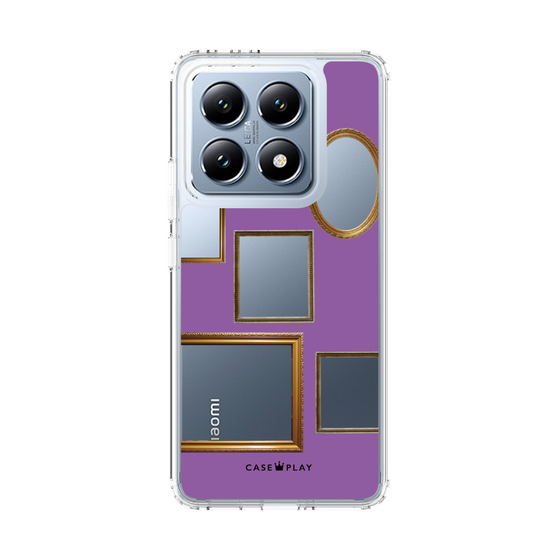 スリムプロテクションケース［ Photo Frames - Purple ］