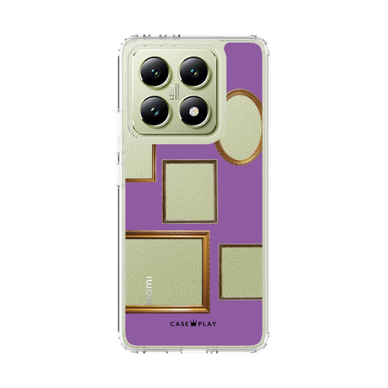 スリムプロテクションケース［ Photo Frames - Purple ］