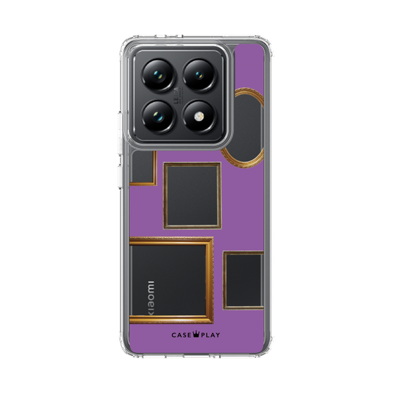 スリムプロテクションケース［ Photo Frames - Purple ］