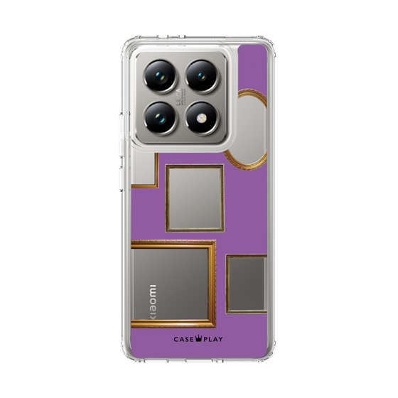 スリムプロテクションケース［ Photo Frames - Purple ］