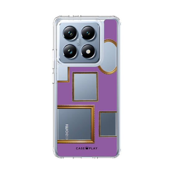 スリムプロテクションケース［ Photo Frames - Purple ］