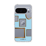 スリムプロテクションケース［ Photo Frames - Light Blue ］