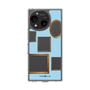 スリムプロテクションケース［ Photo Frames - Light Blue ］