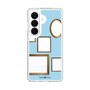 スリムプロテクションケース［ Photo Frames - Light Blue ］