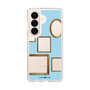 スリムプロテクションケース［ Photo Frames - Light Blue ］