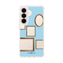 スリムプロテクションケース［ Photo Frames - Light Blue ］