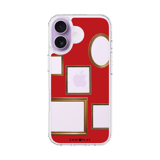 スリムプロテクションケース［ Photo Frames - Red ］