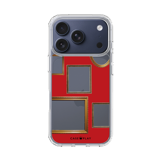 スリムプロテクションケース［ Photo Frames - Red ］