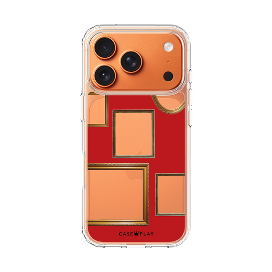 スリムプロテクションケース［ Photo Frames - Red ］