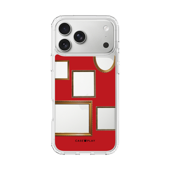 スリムプロテクションケース［ Photo Frames - Red ］