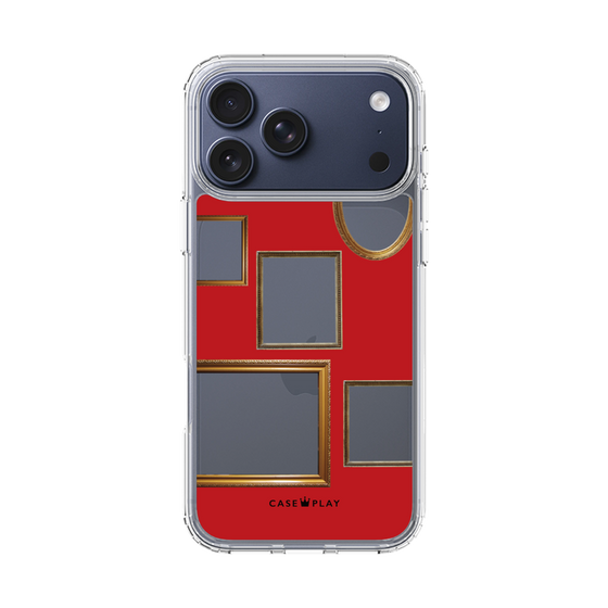 スリムプロテクションケース［ Photo Frames - Red ］