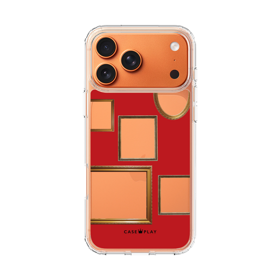スリムプロテクションケース［ Photo Frames - Red ］