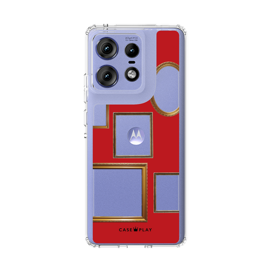 スリムプロテクションケース［ Photo Frames - Red ］