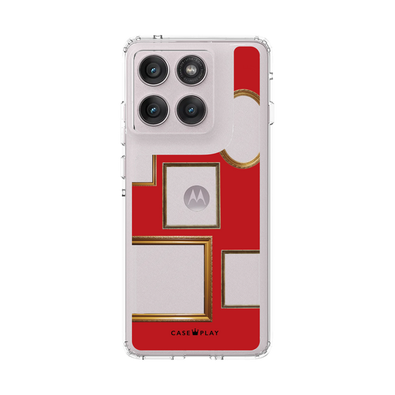 スリムプロテクションケース［ Photo Frames - Red ］