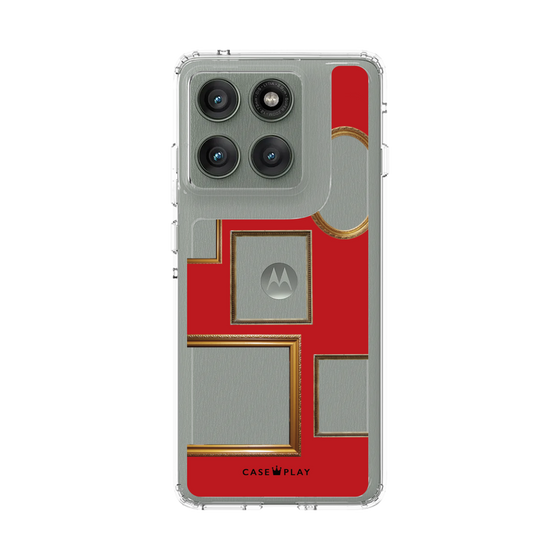 スリムプロテクションケース［ Photo Frames - Red ］