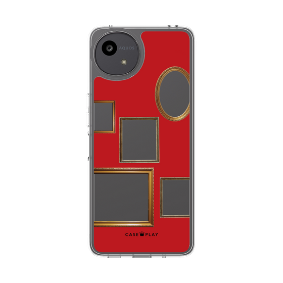 スリムプロテクションケース［ Photo Frames - Red ］