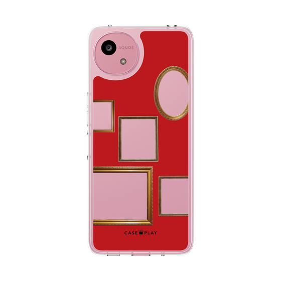 スリムプロテクションケース［ Photo Frames - Red ］