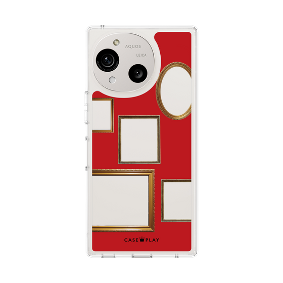 スリムプロテクションケース［ Photo Frames - Red ］