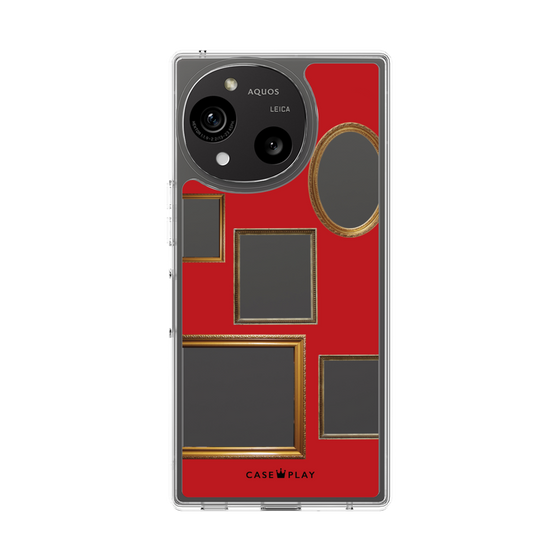 スリムプロテクションケース［ Photo Frames - Red ］