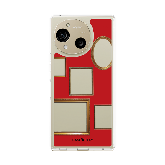 スリムプロテクションケース［ Photo Frames - Red ］