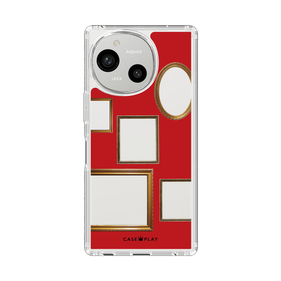 スリムプロテクションケース［ Photo Frames - Red ］