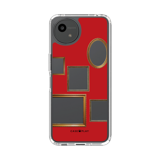 スリムプロテクションケース［ Photo Frames - Red ］